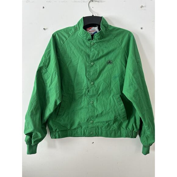 Pioneer Seed Corn "Proud to be a Farmer" Green Snap Jacket USA Swingster Large - Picture 1 of 8